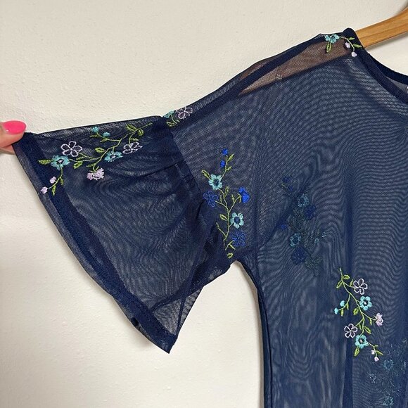 Speechless Sheer Floral Top - Picture 3 of 8